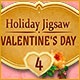 Holiday Jigsaw Valentine's Day 4 Game