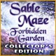 Sable Maze: Forbidden Garden Collector's Edition Game